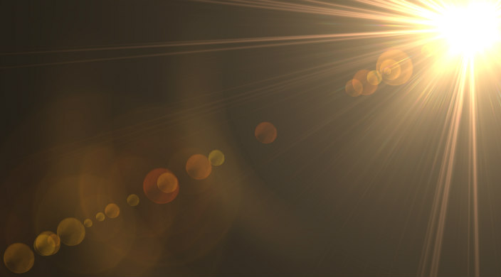 sparkling sunlight